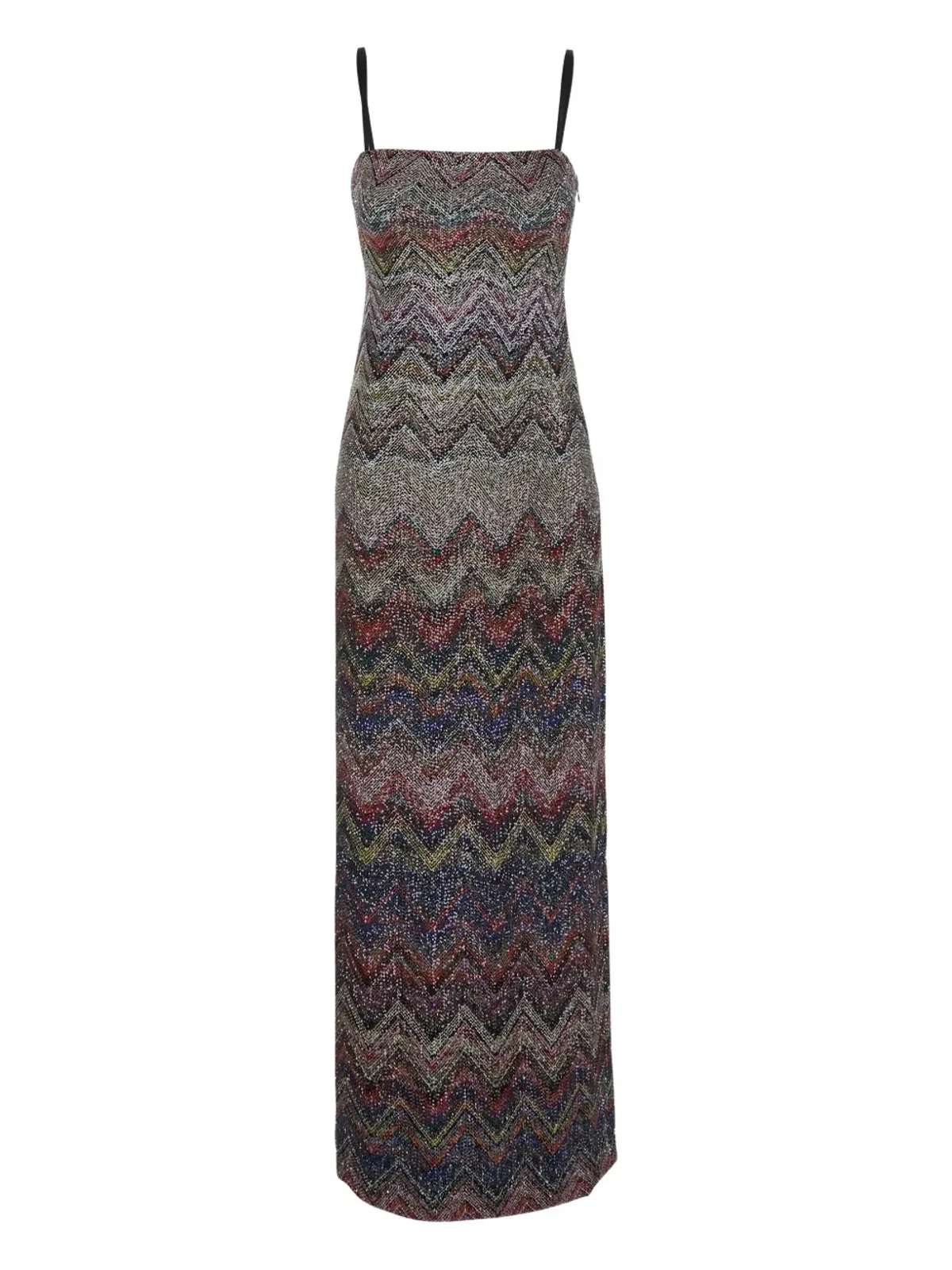 Missoni ジグザグモチーフ ノースリーブ ドレス - ブルー - 画像1