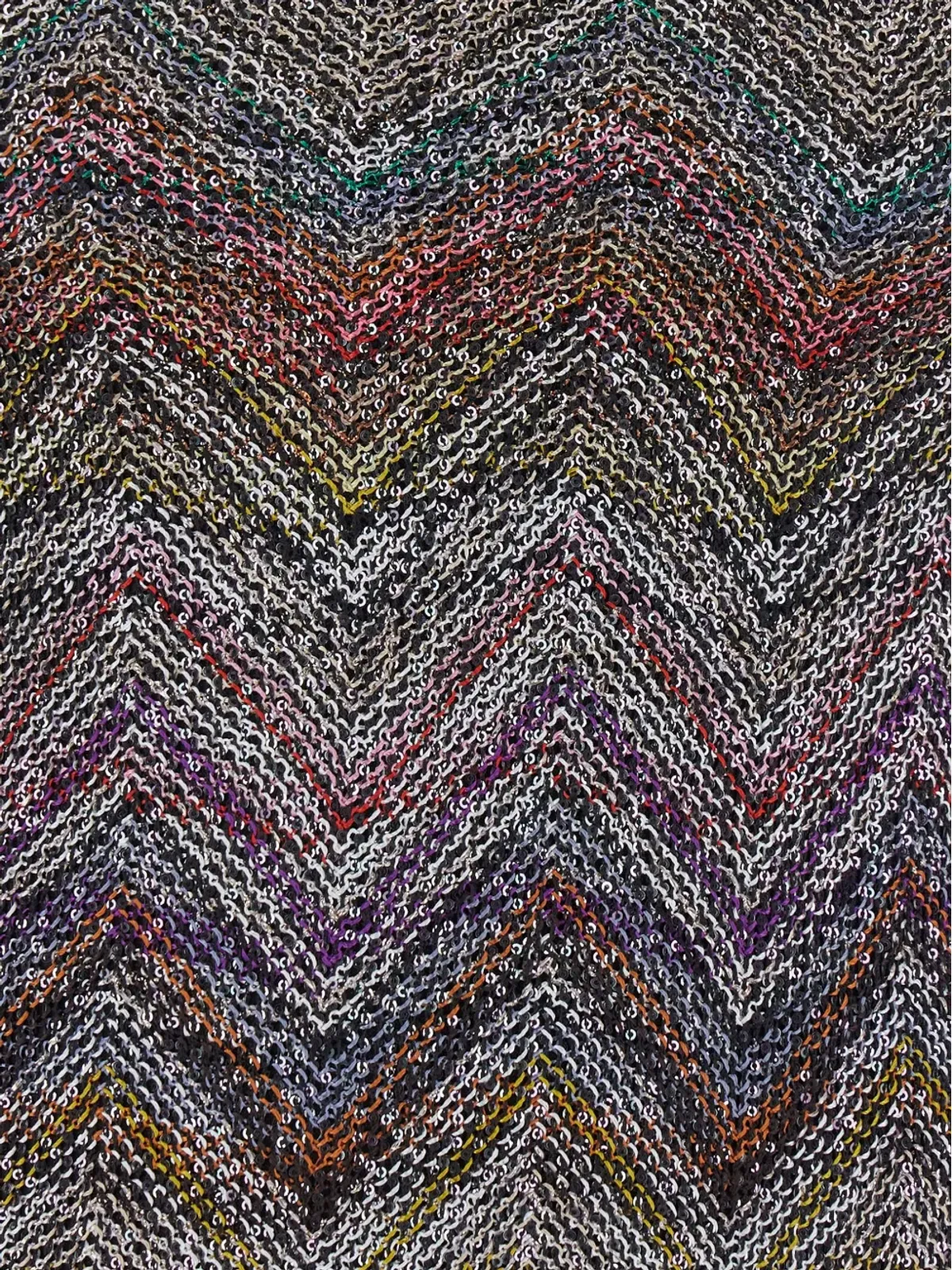 Missoni ジグザグモチーフ ノースリーブ ドレス - ブルー - 画像3
