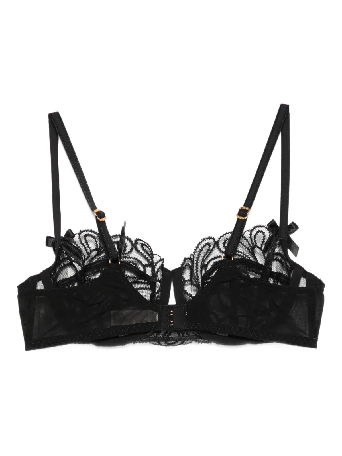 Agent Provocateur Nelle 花柄レース ブラジャー（ブラック） - 画像2