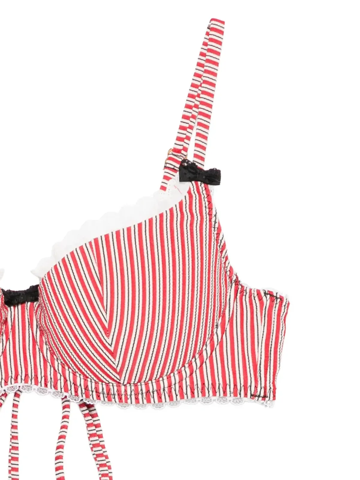 Agent Provocateur Milliストライプ ビキニトップ - 画像3