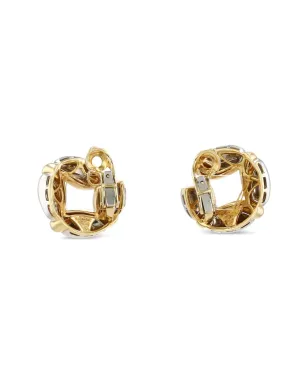 Bvlgari Pre-Owned 1990s イエローゴールド フープイヤリング - サムネイル5