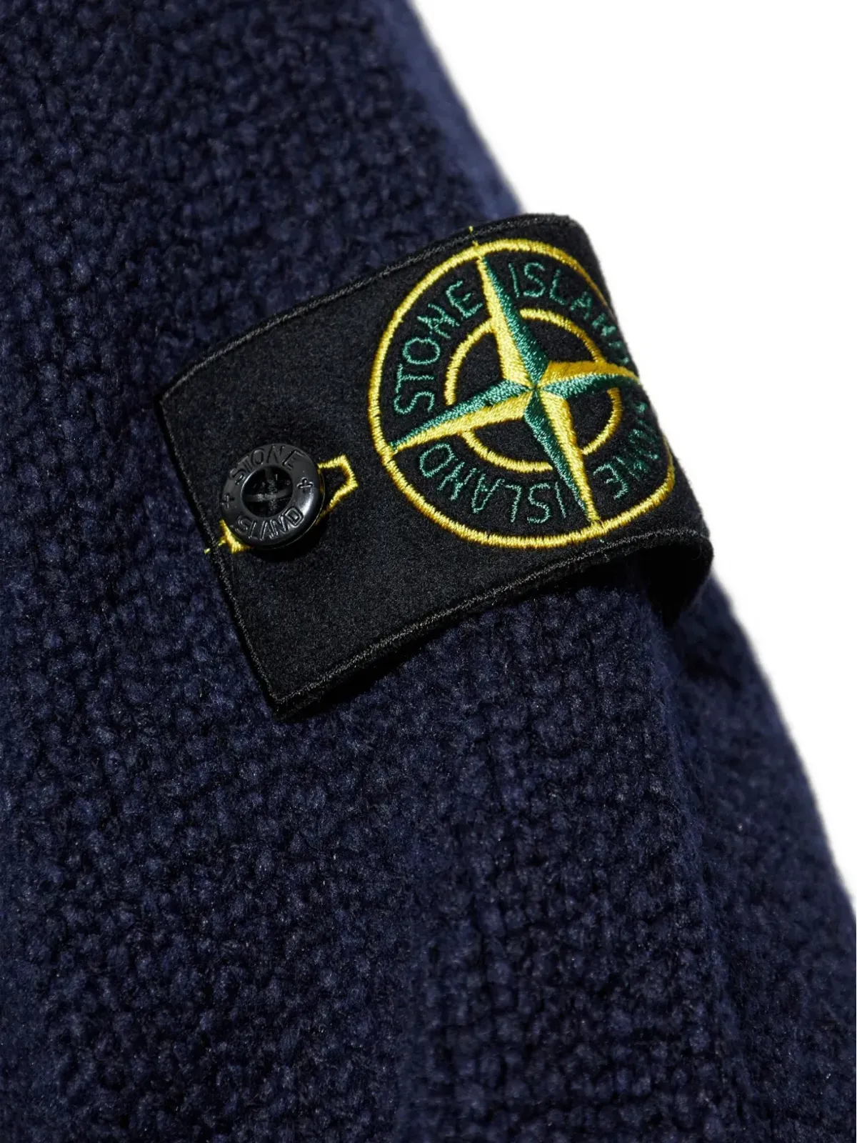 Stone Island ジップフロント パッチポケット ウールセーター - 画像5