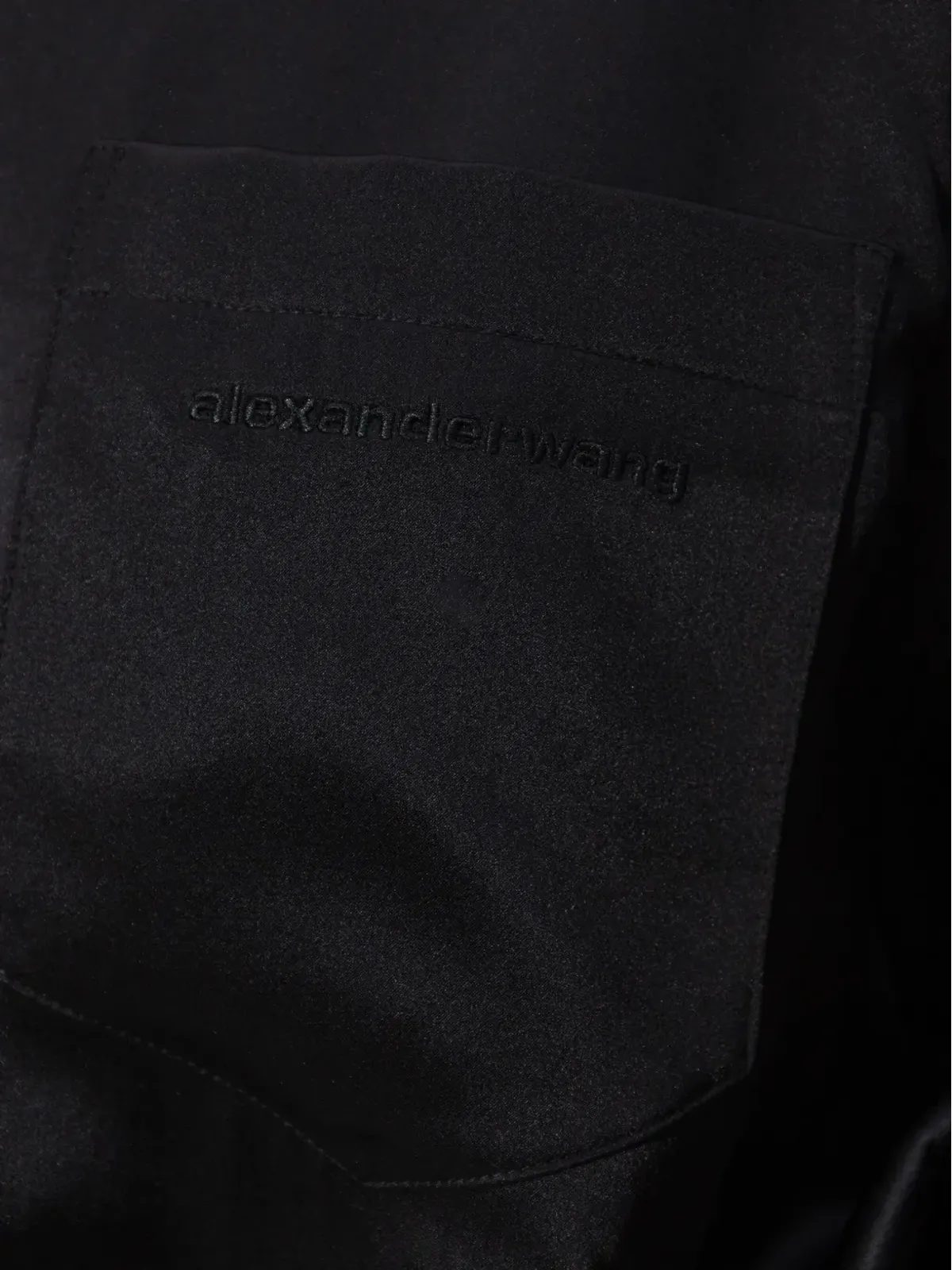 Alexander Wang ボタンダウン アシンメトリカル ミニドレス - 画像5