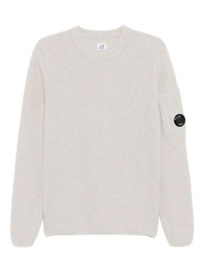 C.P. Company C.P. Company ロゴパッチ付きニットセーターの商品画像