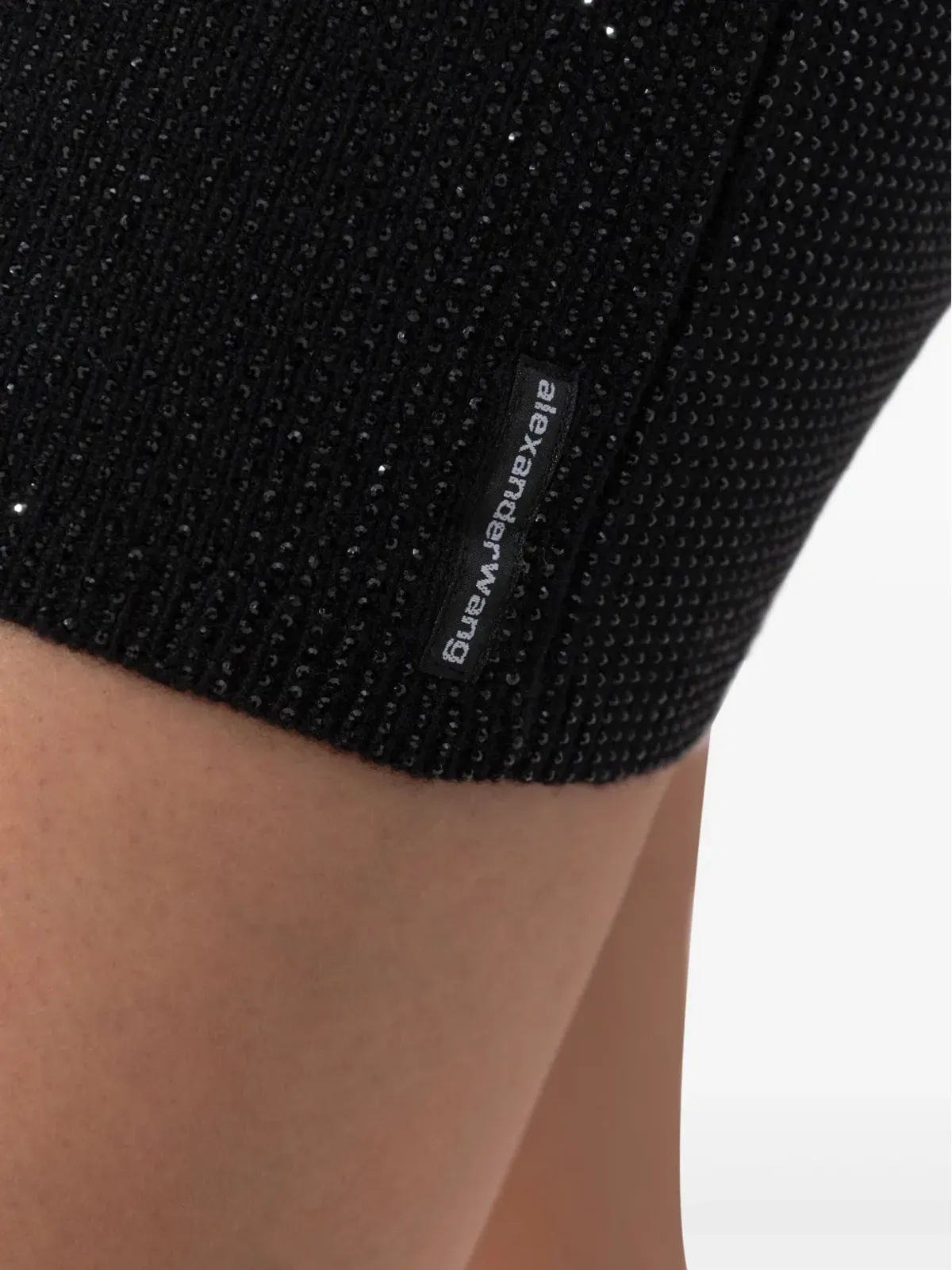 Alexander Wang ラインストーン装飾ミニスカート - 画像4
