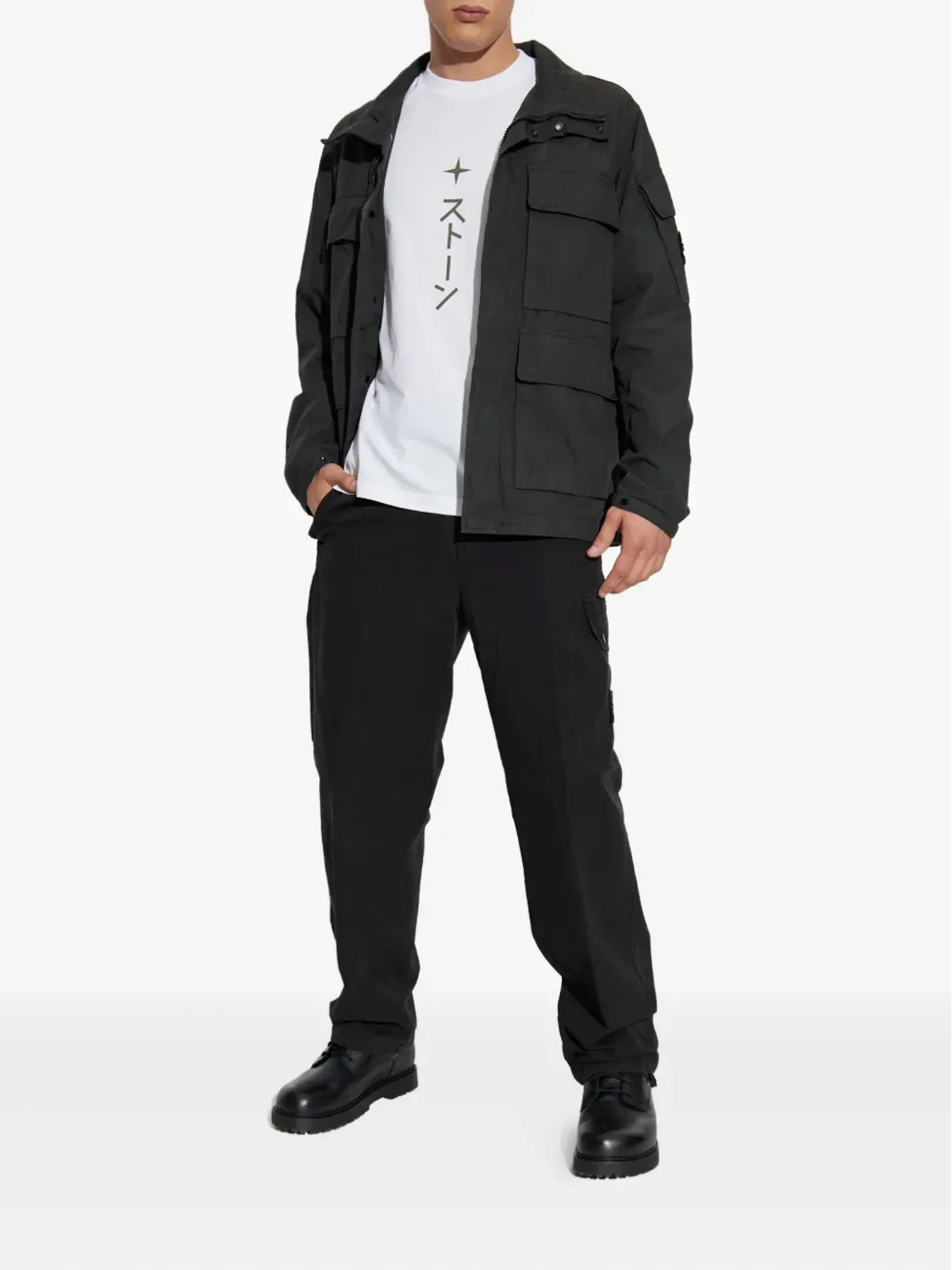 Stone Island マルチポケットコットンジャケット - 画像2