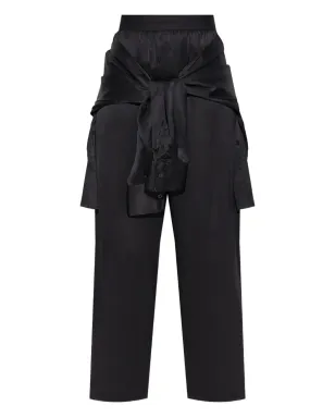 Alexander Wang 結び目ディテール付きシルクパンツ - サムネイル1