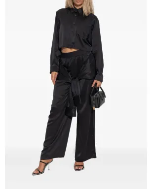 Alexander Wang 結び目ディテール付きシルクパンツ - サムネイル2