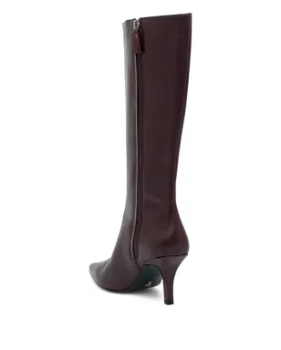 Patrizia Pepe 75mm ポインテッドトゥ ブーツ レッド - サムネイル4