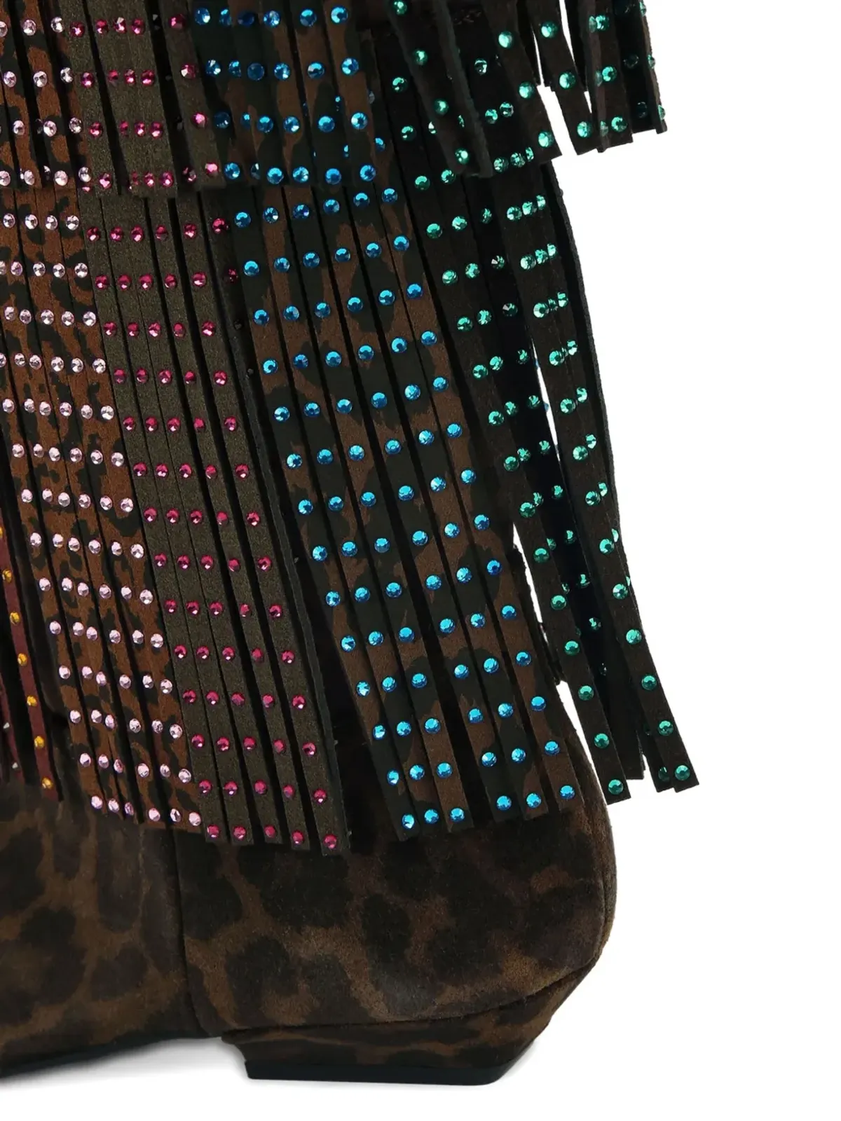 Kurt Geiger London ウェスタンフリンジブーツ ブラウン - 画像4
