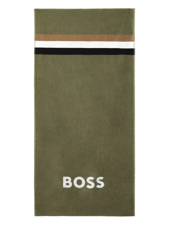 BOSS BOSS ロゴ刺繍ビーチタオルの商品画像