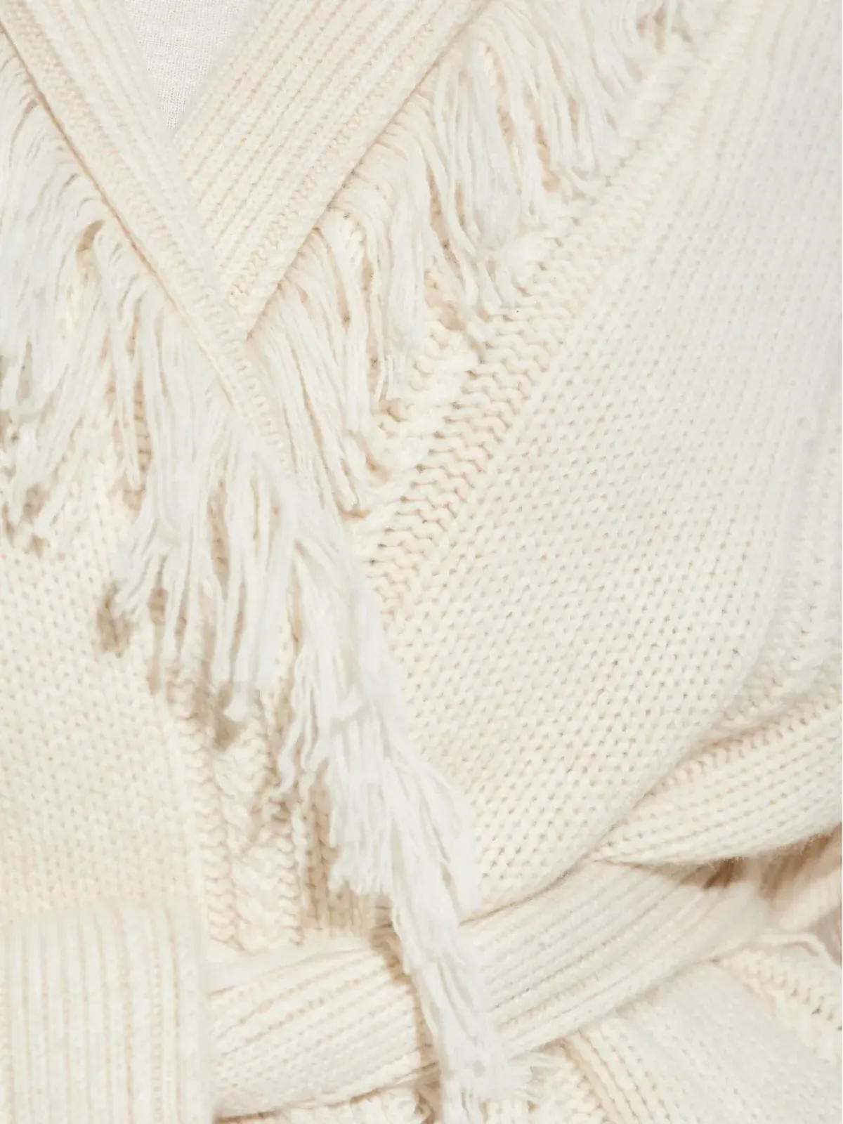 Zadig&Voltaire フリンジ付きベルト付きカーディガン - 画像5