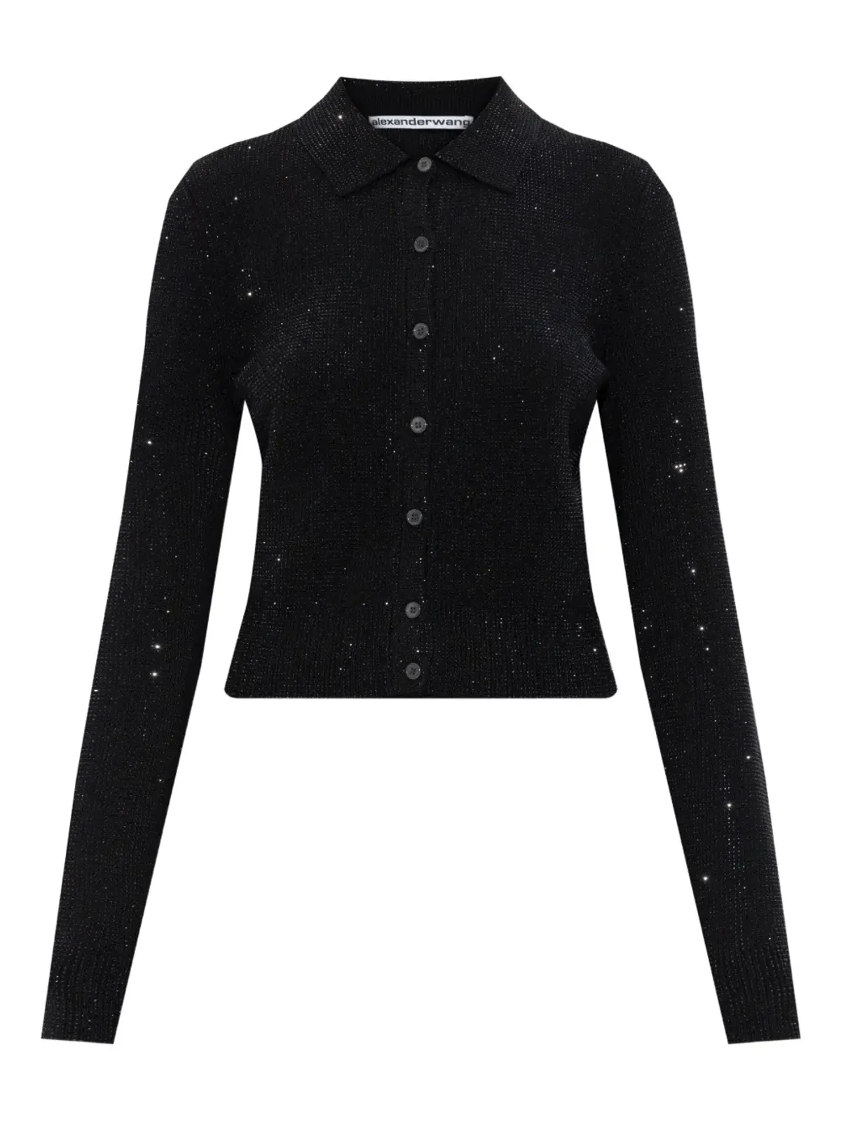 Alexander Wang クリスタル装飾カーディガン - ブラック - 画像1