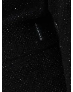 Alexander Wang クリスタル装飾カーディガン - ブラック - サムネイル5