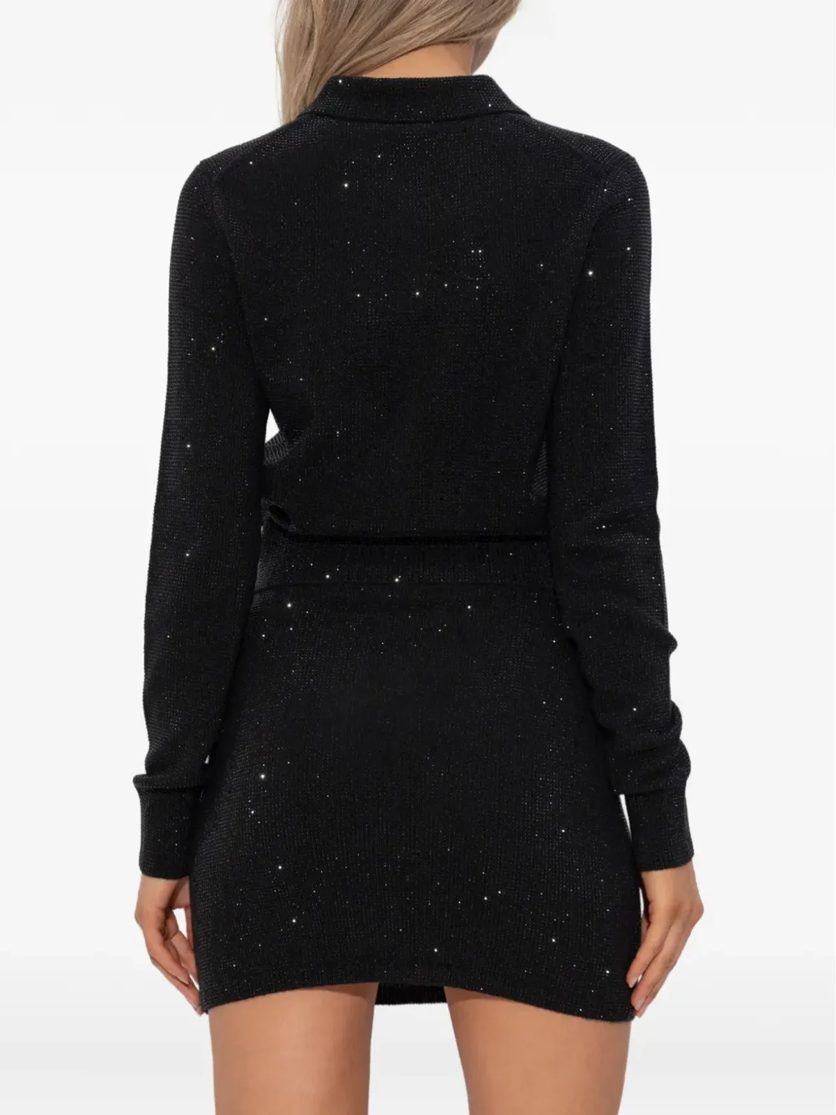 Alexander Wang クリスタル装飾カーディガン - ブラック - 画像4