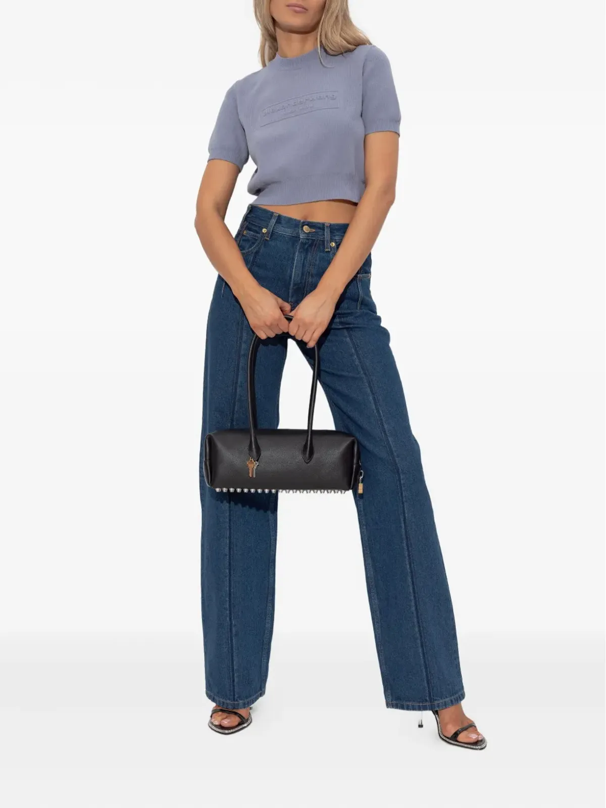Alexander Wang エンボスロゴ入り 半袖トップ - 画像2
