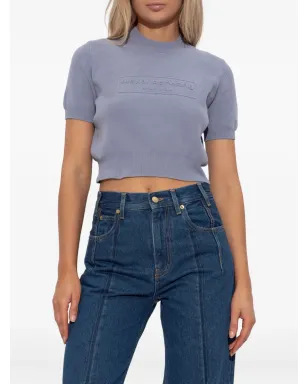 Alexander Wang エンボスロゴ入り 半袖トップ - サムネイル3