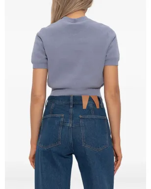 Alexander Wang エンボスロゴ入り 半袖トップ - サムネイル4