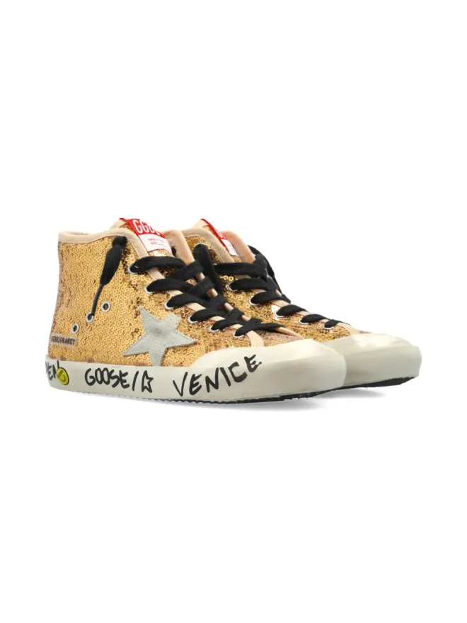 Golden Goose Kids Golden Goose Kids sequin-embellishment star-patch sneakersの商品画像