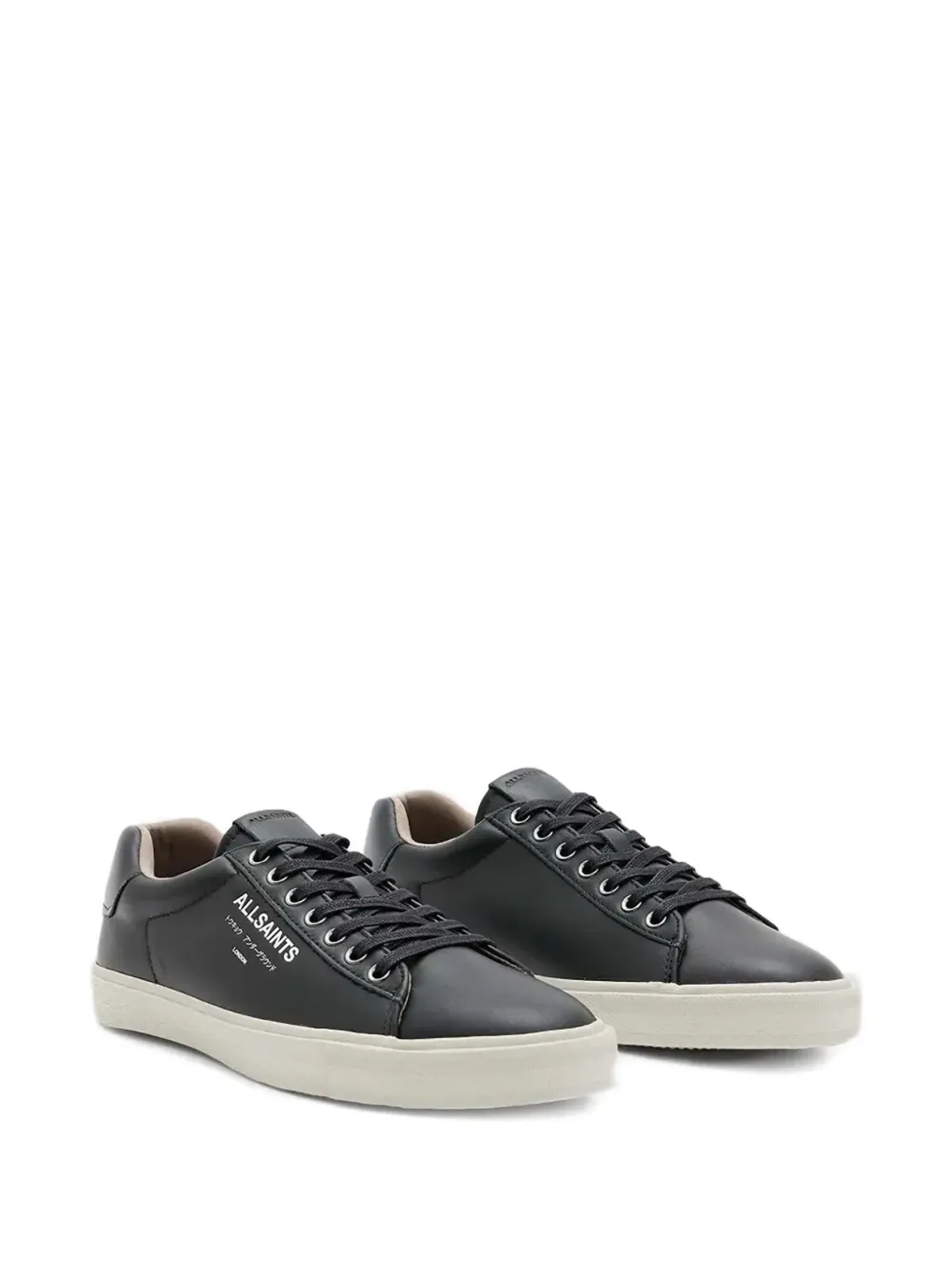 AllSaints Underground レースアップスニーカー ブラック - 画像2