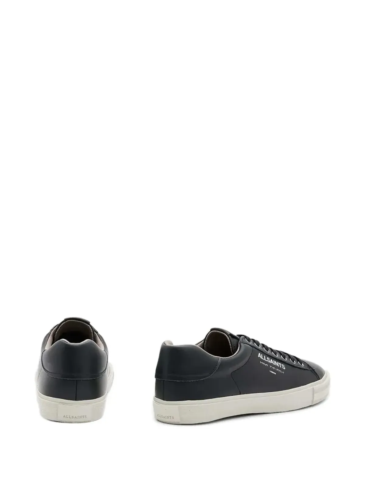 AllSaints Underground レースアップスニーカー ブラック - 画像3