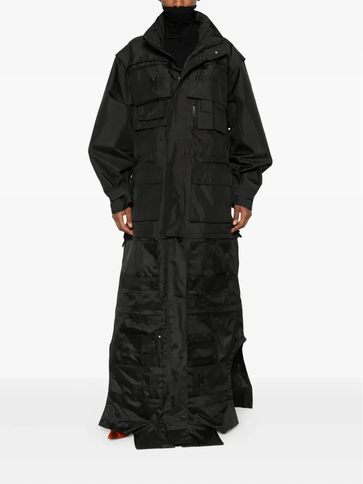 VETEMENTS マルチポケット ロングコート - 画像2