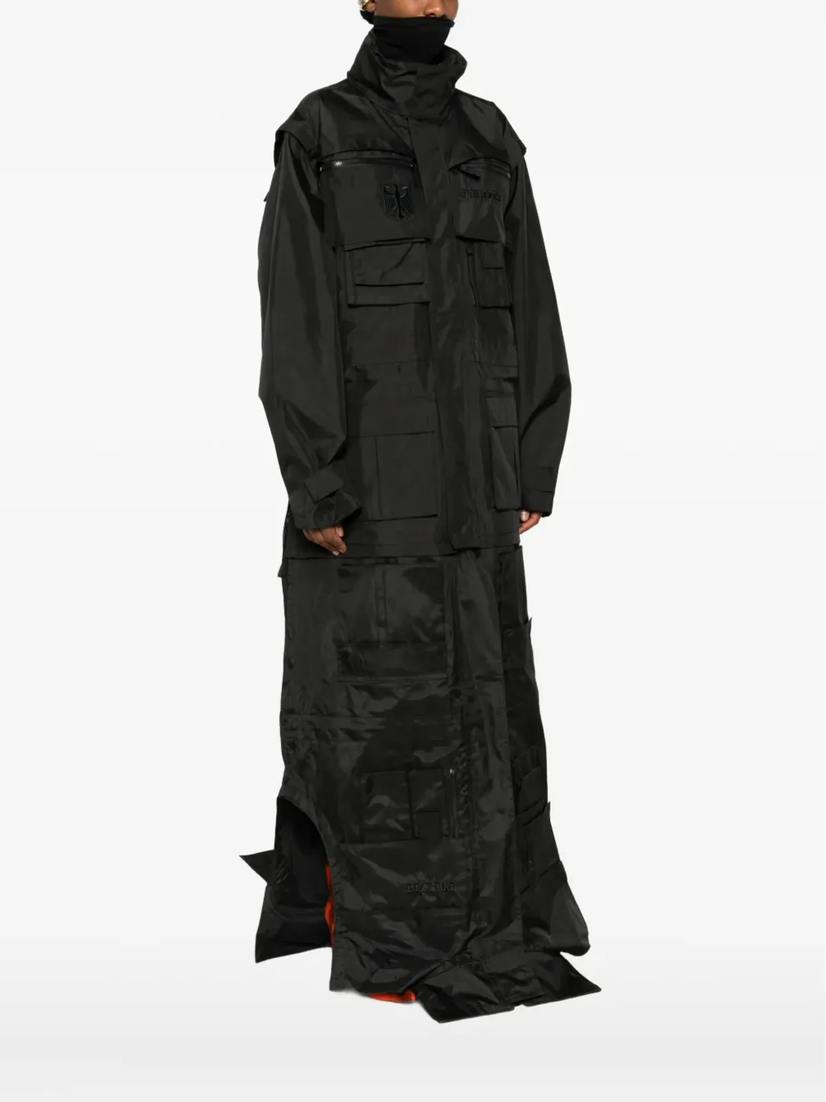 VETEMENTS マルチポケット ロングコート - 画像3