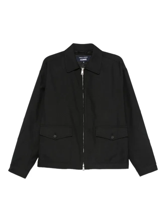 Comme des Garçons Homme Comme des Garçons Homme ジップファスニング・フラップポケット付きジャケットの商品画像