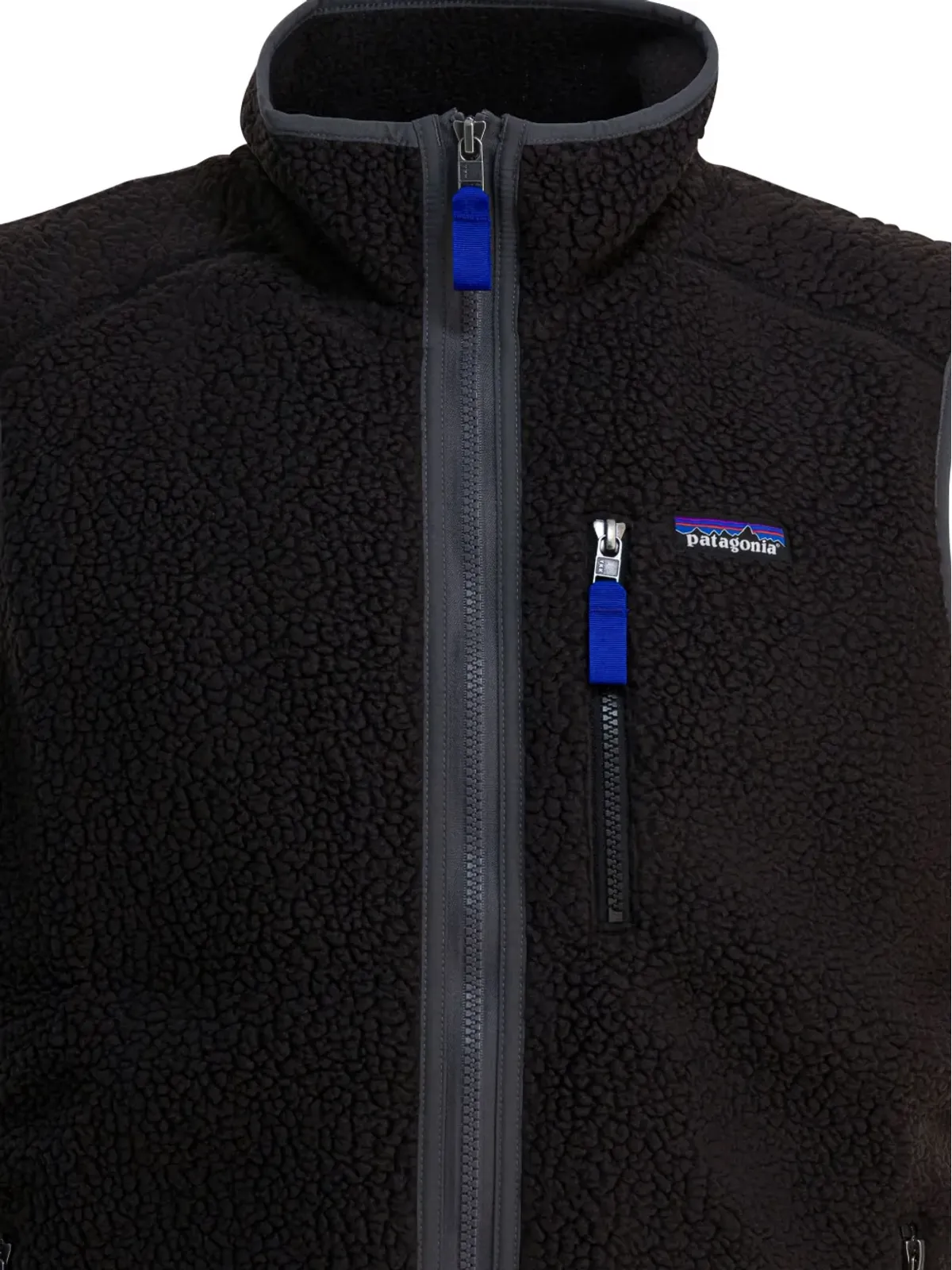 Patagonia zip-front fleece gilet - Black - 画像4