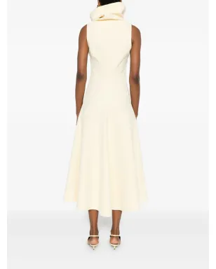 Jacquemus カウルネック ノースリーブ ドレス イエロー - サムネイル5