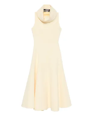 Jacquemus カウルネック ノースリーブ ドレス イエロー - サムネイル2