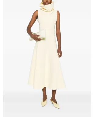 Jacquemus カウルネック ノースリーブ ドレス イエロー - サムネイル3