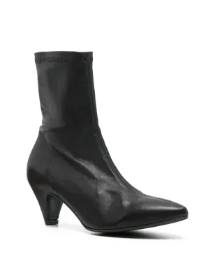 Del Carlo レザー ポインテッドトゥ ブーツ - サムネイル2