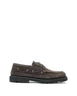 AllSaints Skiff テクスチャード ボートシューズ - サムネイル1