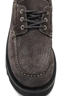 AllSaints Skiff テクスチャード ボートシューズ - サムネイル5