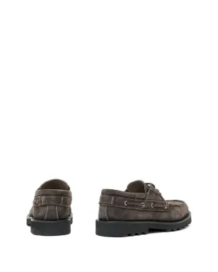 AllSaints Skiff テクスチャード ボートシューズ - サムネイル3