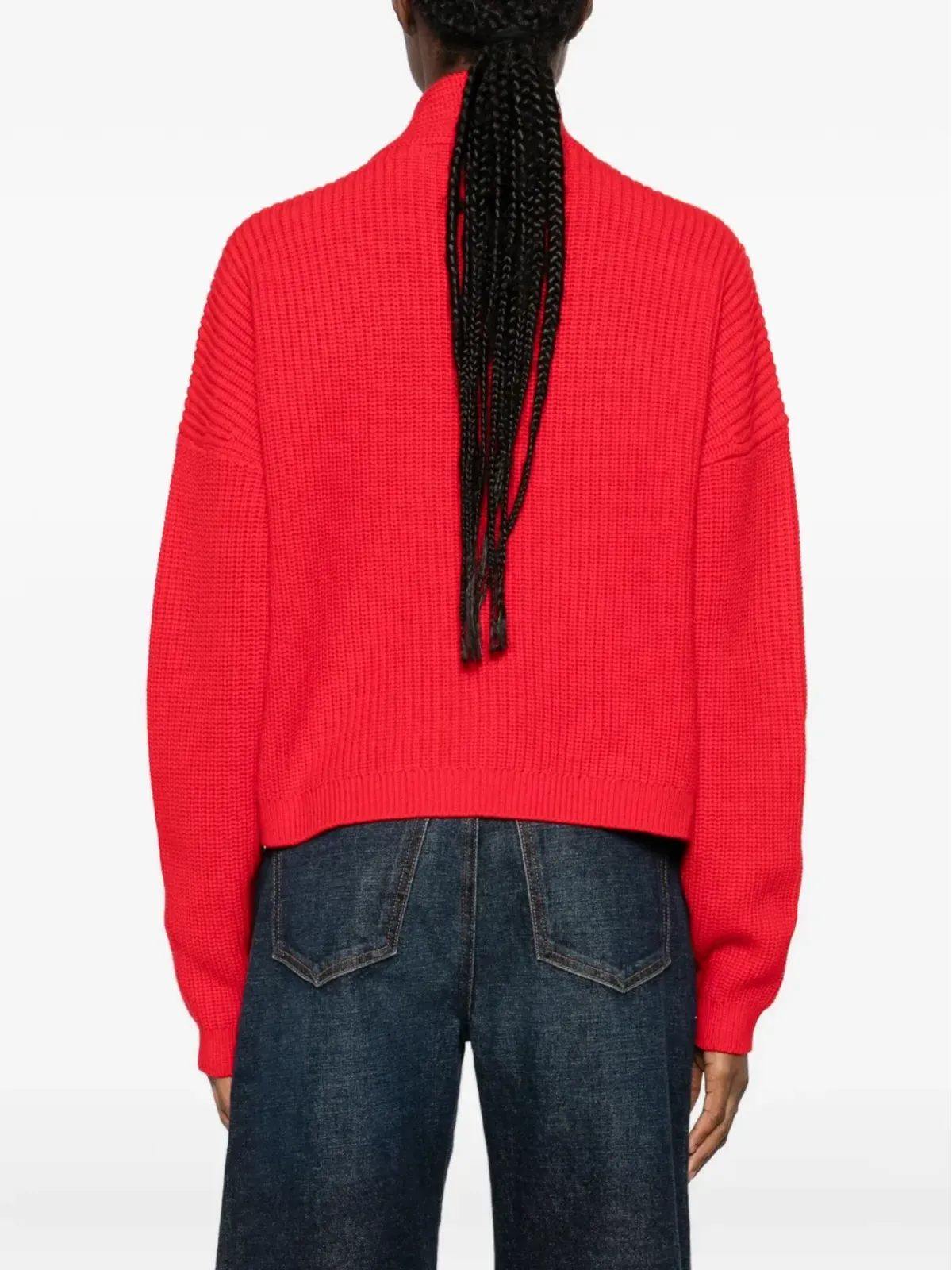 alice + olivia Vネックカーディガン - レッド - 画像4