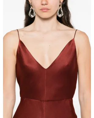 Gabriela Hearst Brigitaドレス - レッド - サムネイル5