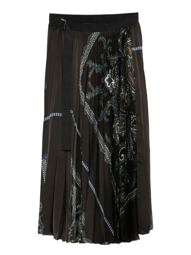 sacai sacai ペイズリープリーツスカートの商品画像