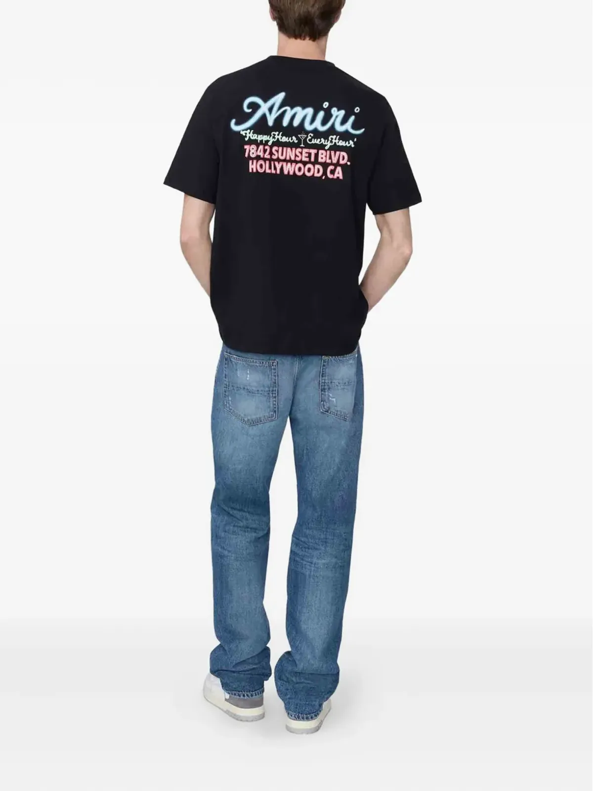 AMIRI ダメージ加工デニムジーンズ - ブルー - 画像3