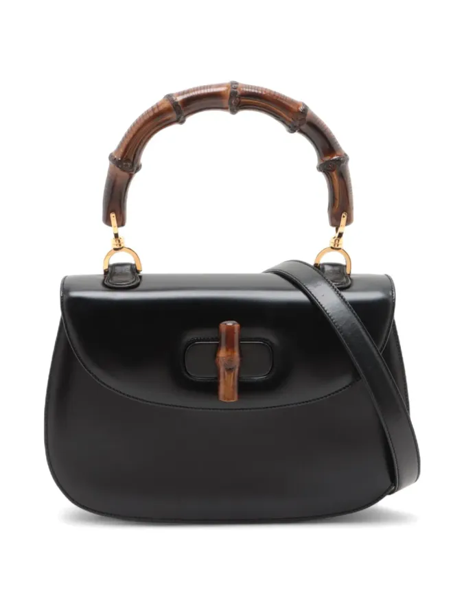 Gucci Pre-Owned Gucci Pre-Owned 1970-1990 バンブーハンドル ショルダーバッグの商品画像