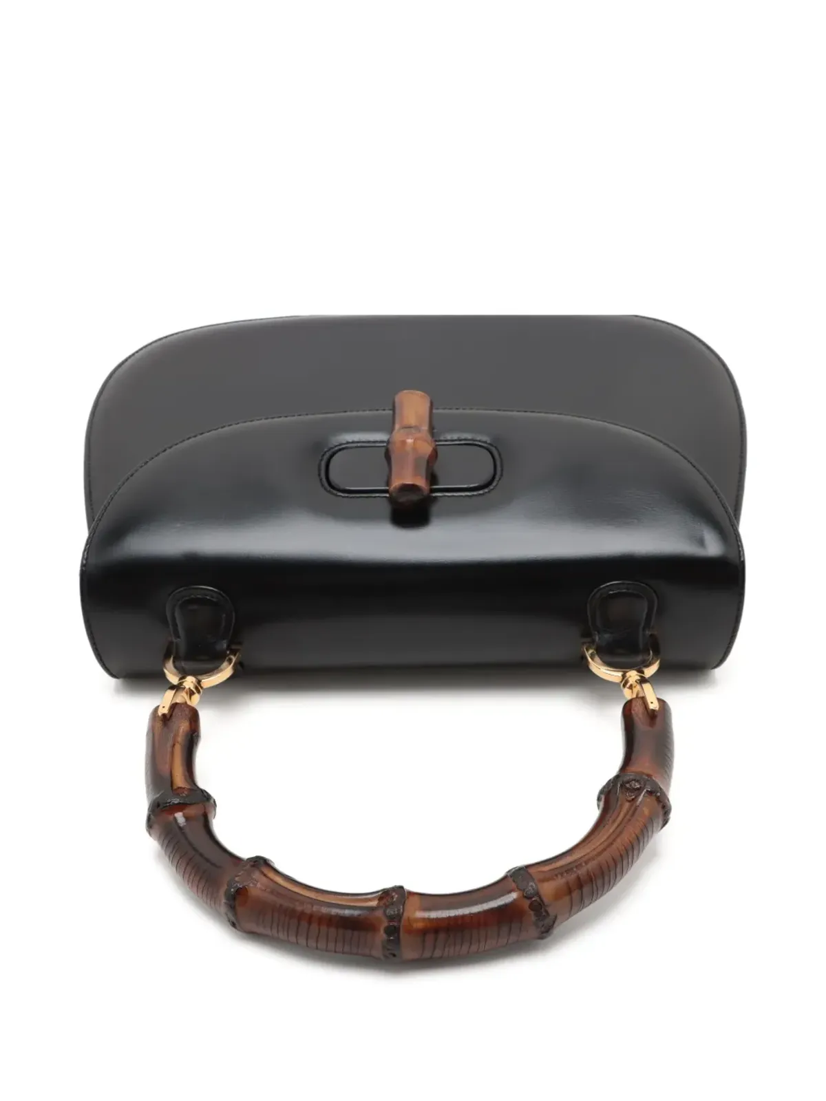 Gucci Pre-Owned 1970-1990 バンブーハンドル ショルダーバッグ - 画像2