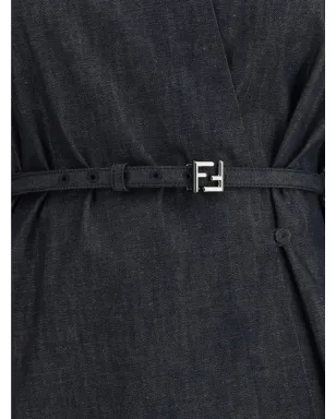 FENDI ベルト付きシャツドレス - サムネイル3
