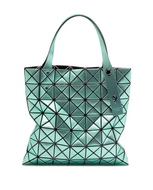 Bao Bao Issey Miyake プラチナメタリックの幾何学パターン・トートバッグ（グリーン） - サムネイル2