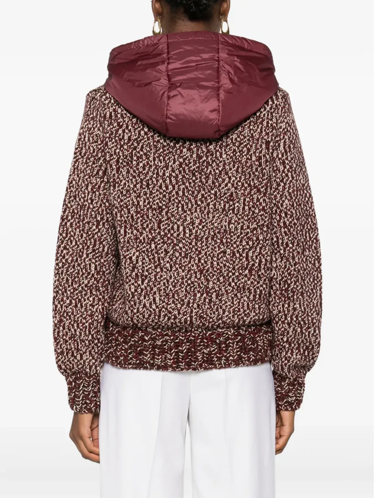 Moncler フード付きウールジャケット - 画像4