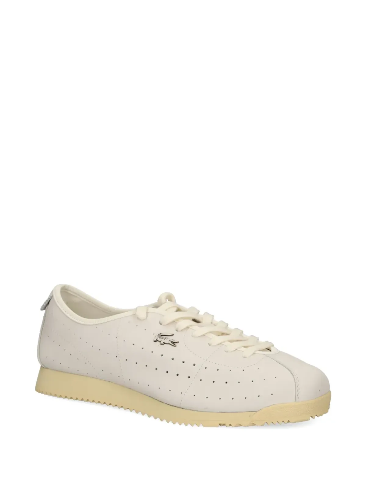 Lacoste クラブ-ロー パンチングレザー スニーカー - White - 画像2