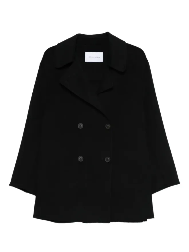 Iris Von Arnim Iris Von Arnim ダブルブレスト ノッチドラペル コートの商品画像