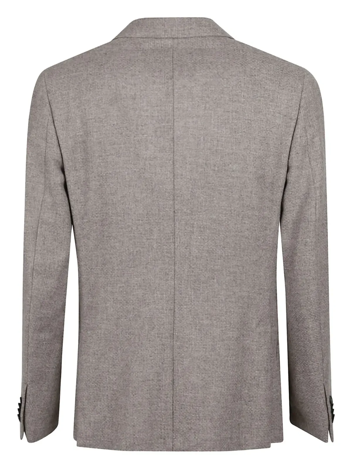 Zegna ツーボタン ウール ブレザー（ブラウン） - 画像2