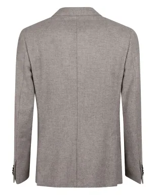 Zegna ツーボタン ウール ブレザー（ブラウン） - サムネイル2