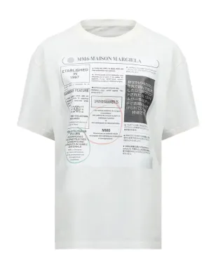 MM6 Maison Margiela スタンプロゴ Tシャツ - サムネイル1